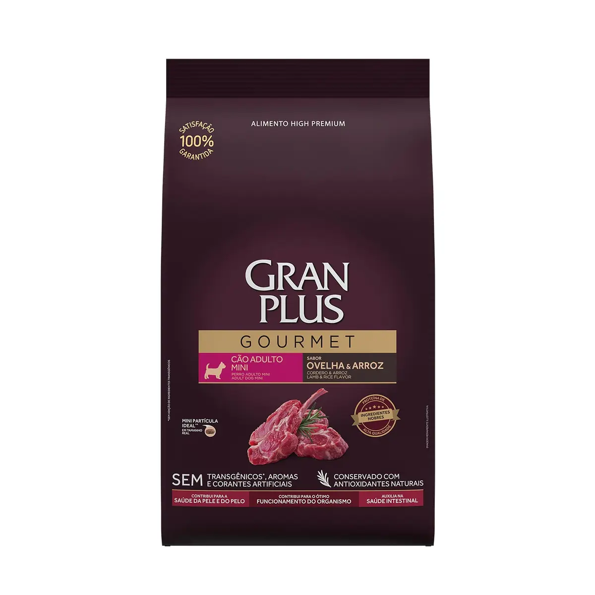 Granplus Ração Granplus Gourmet Cães Adultos Mini Ovelha E Arroz 1Kg