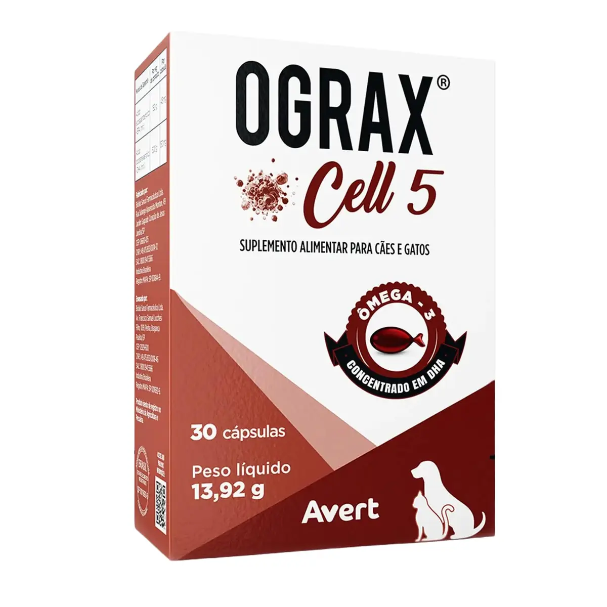 Suplemento em Cápsulas Ograx Cell 5, 30 Cápsulas - 1