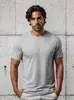 【Tam.: P e M】Camiseta Modal Básica Tecnológica Liocel Print Rip Anti Odor - 1