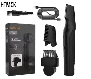 Novo Conjunto de Aparador de Pelos Elétrico Multifuncional 3 em 1 para Homens, IPX5, Lavável, para Corpo Inteiro, Barbeador e Cortador de Cabelo