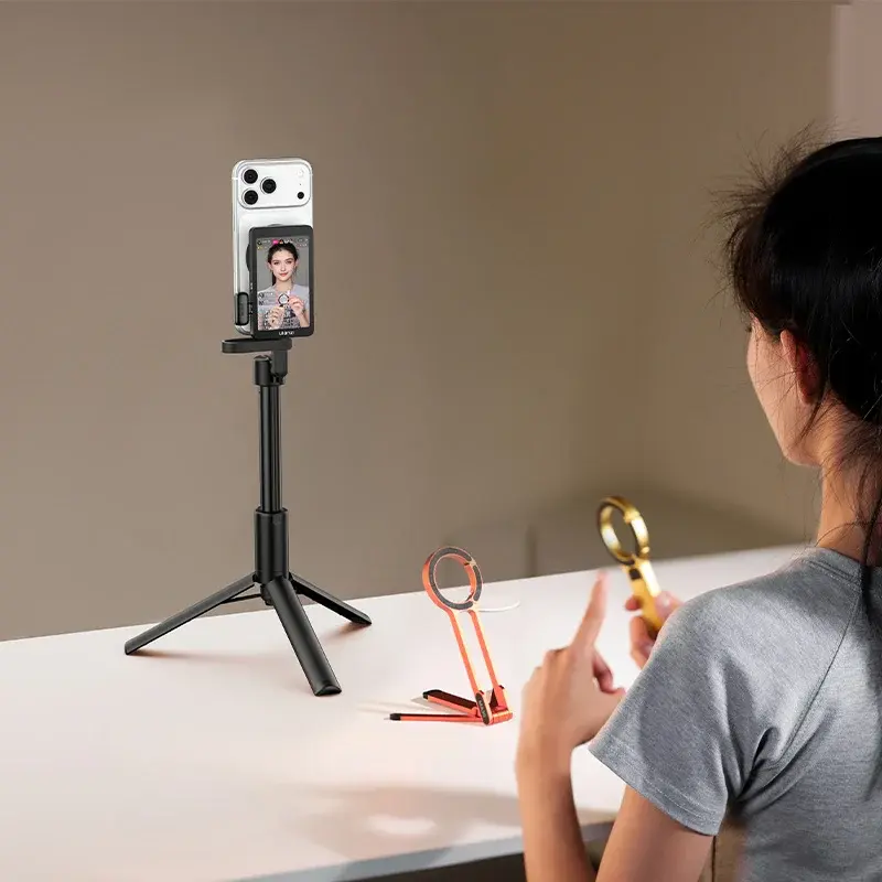 Ulanzi VM1 Monitor de Selfie para Vlog para iPhone 17 16 15 com Anel Magnético para Gravações de Vlog em 4K HD - 1