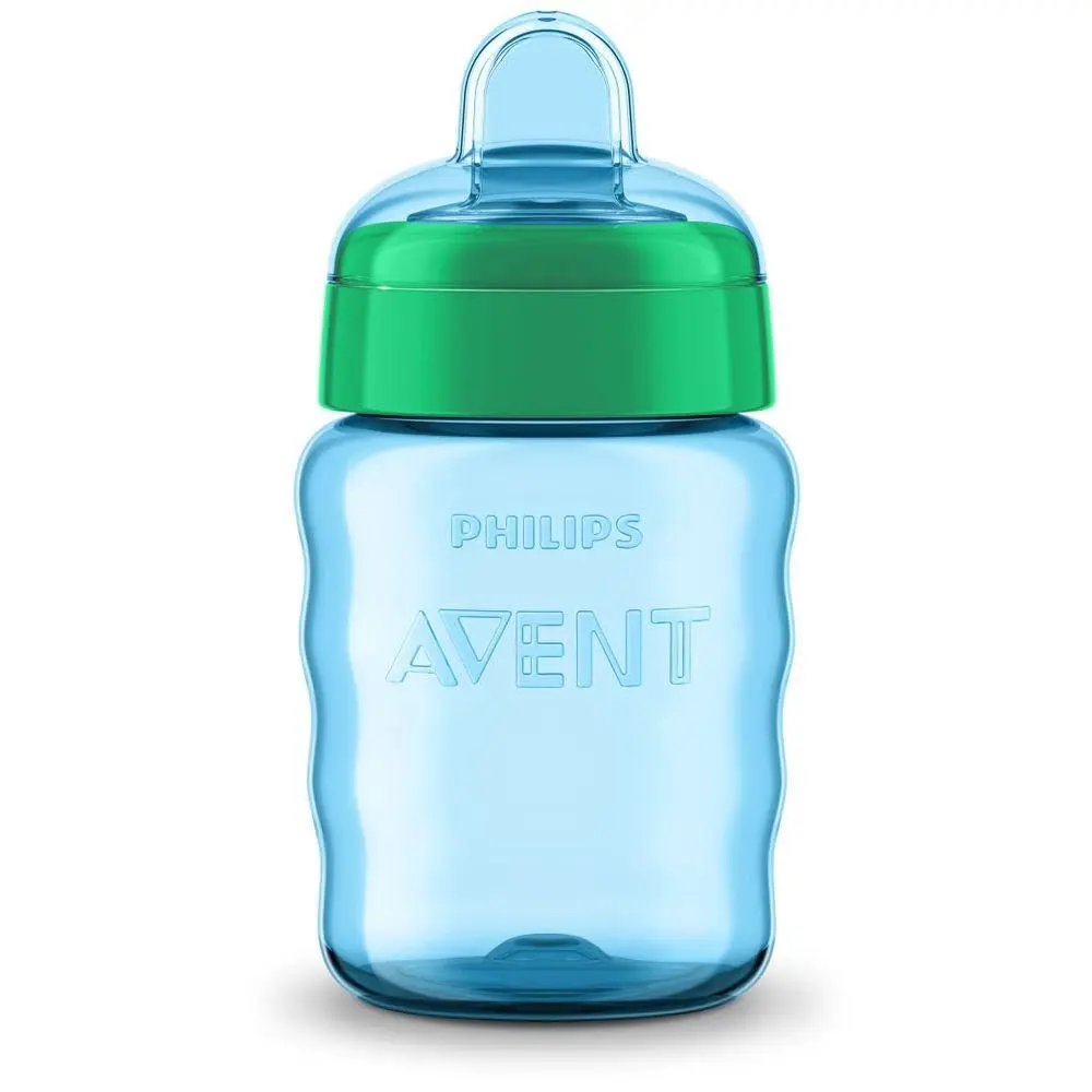 Copo Easy Sip com Bico de Silicone SCF553/05 Philips Avent 260ml 9m+ Azul/Verde - 1
