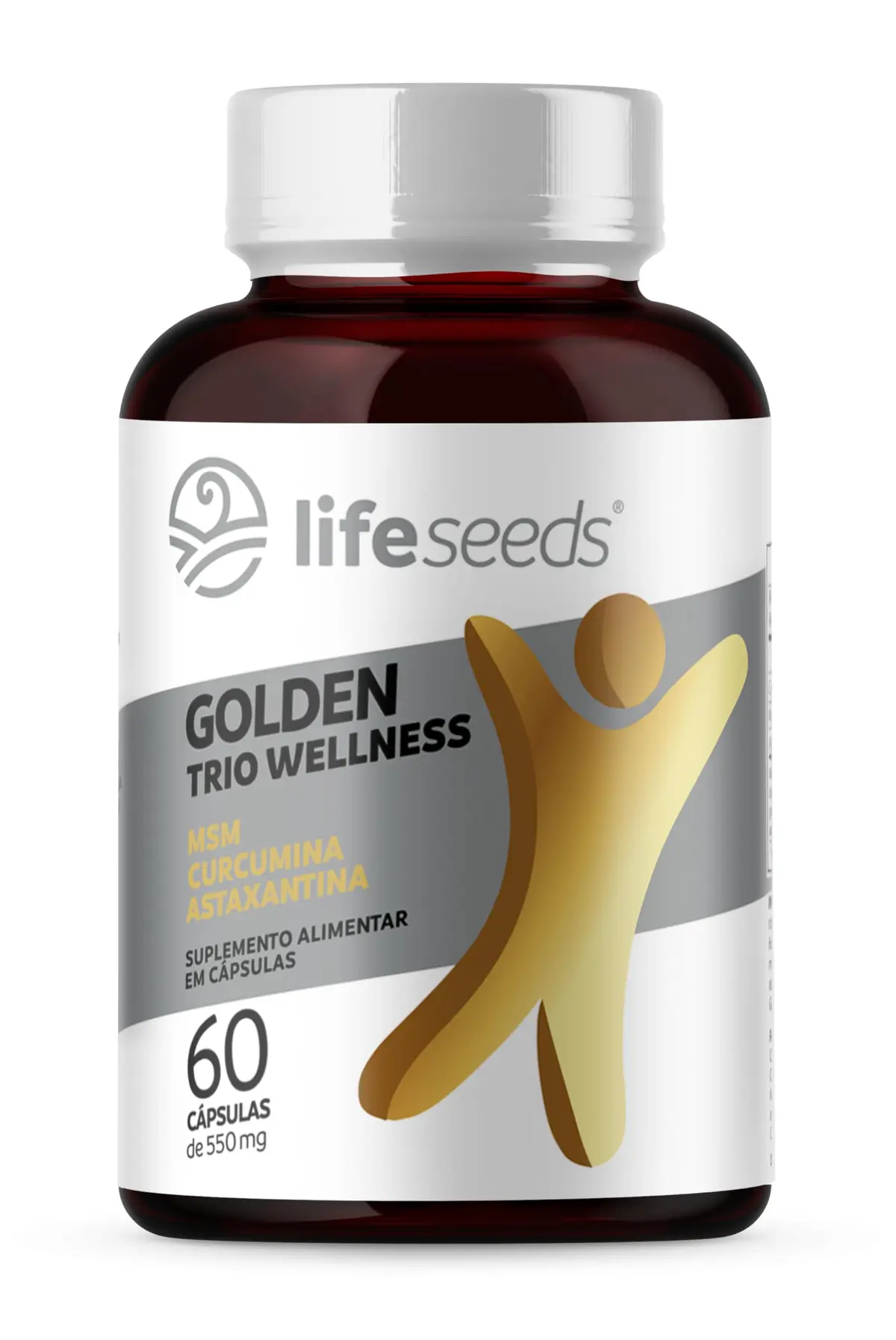 GOLDEN TRIO WELLNESS – MSM 500mg + Curcumina (Cúrcuma) 130mg + Astaxantina 2mg