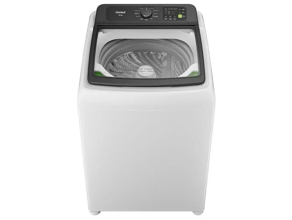 Lavadora de Roupas Consul 16kg Cesto Inox 12 programas Branco CWN16AB - 220V - 1