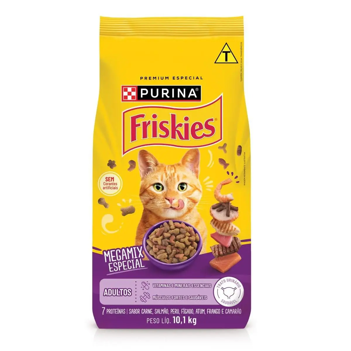 Purina Friskies, Friskies Megamix - Ração Gatos Adultos,10.1Kg
