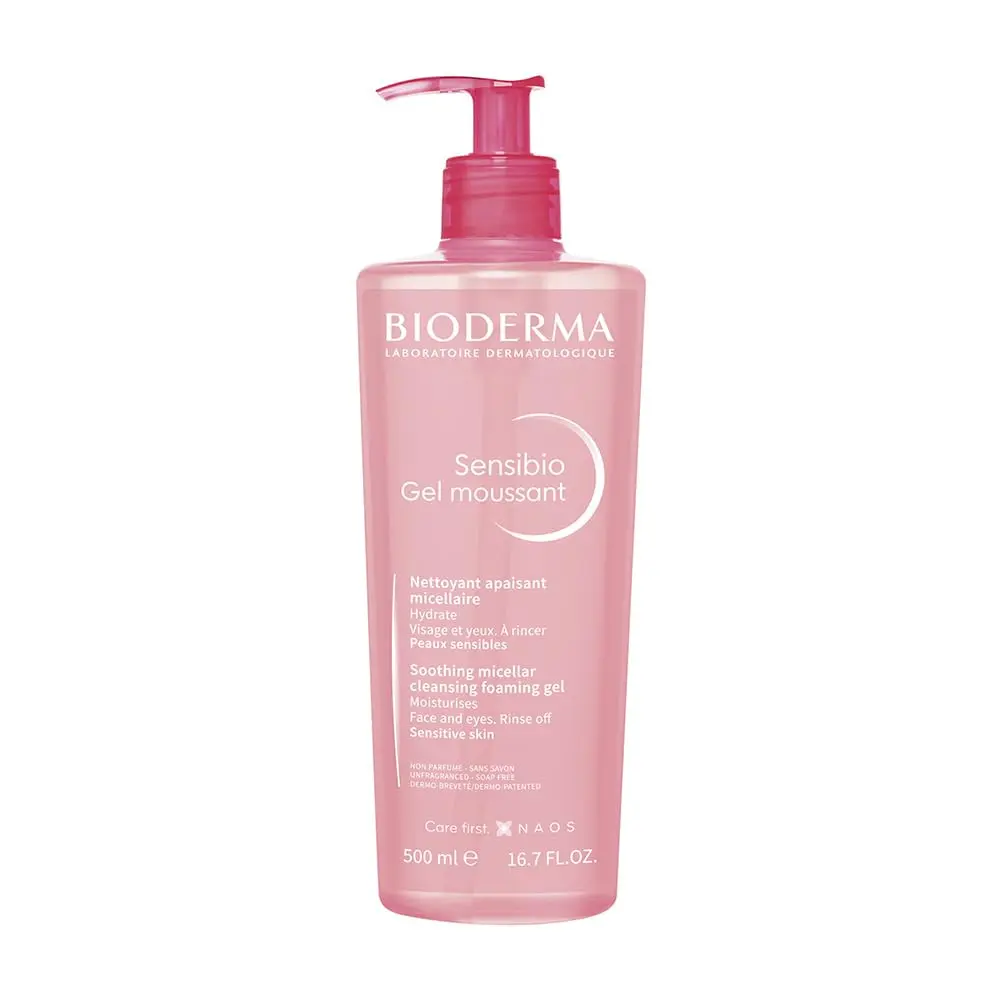 BIODERMA Gel de Limpeza Micelar Facial Sensibio Gel Moussant 525G - 1