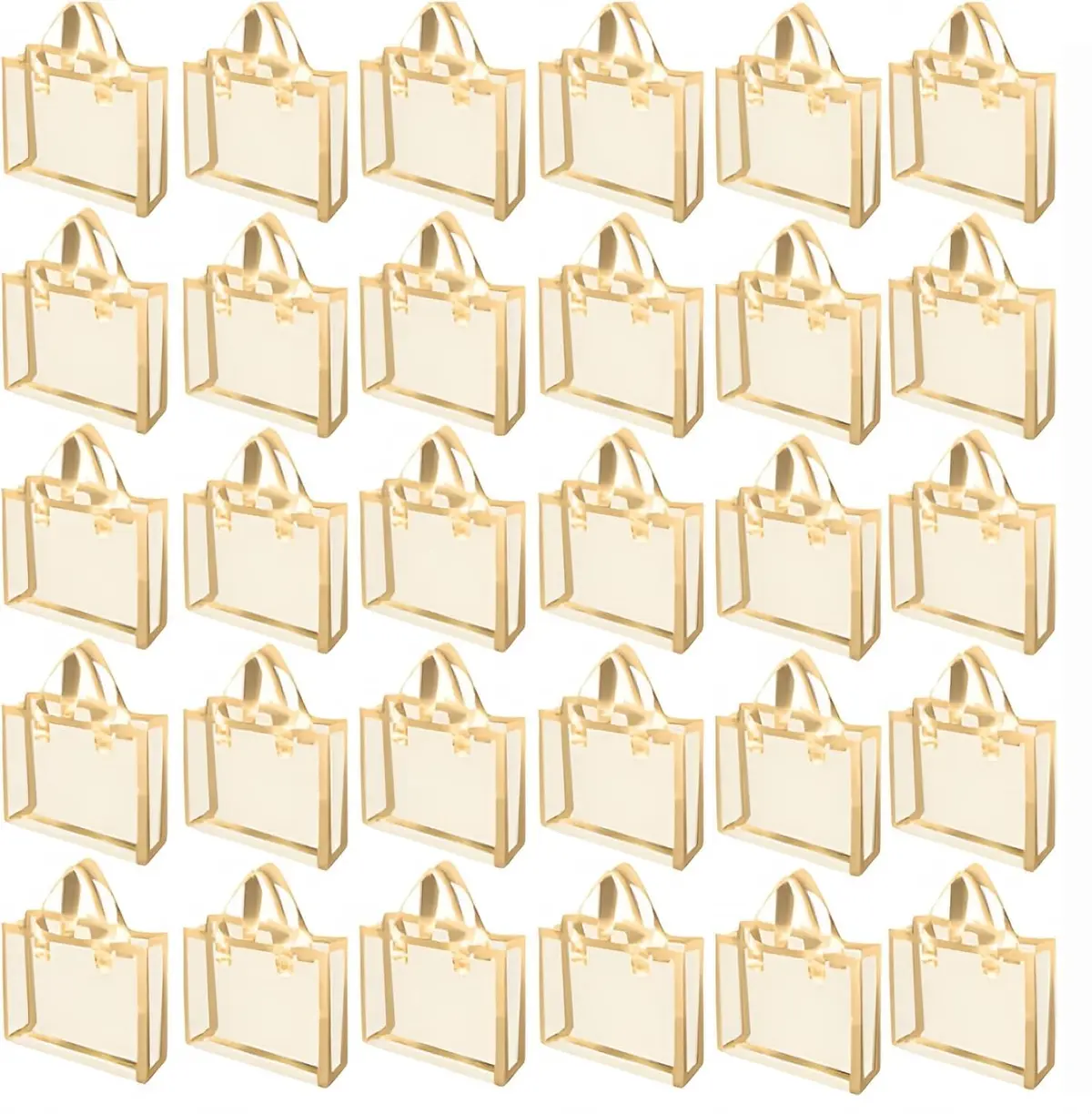 50 Sacolas de Presente com Alça | Ideais para Compras,Design com Alça Resistente,Perfeitas para Festas, Eventos e Lojas