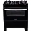 Fogão Atlas 5 Bocas preto Atenas Glass com Acendimento automático - Bivolt - 1