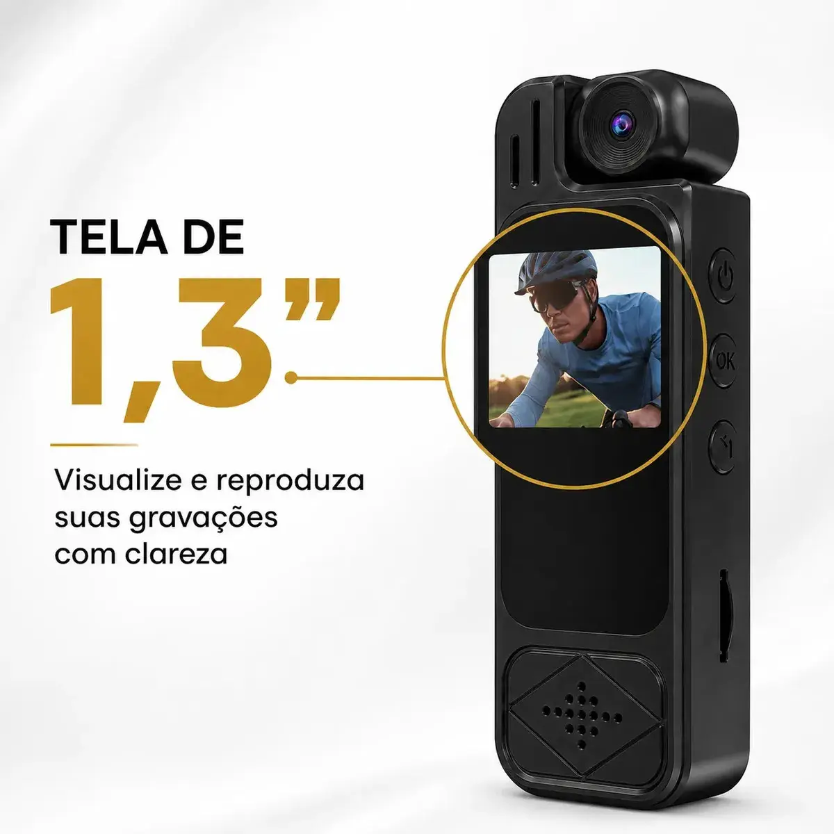 Câmera de Ação SPOETRY 4K Wi-Fi Com Lente Giratória e Visão Noturna thumbnail 5
