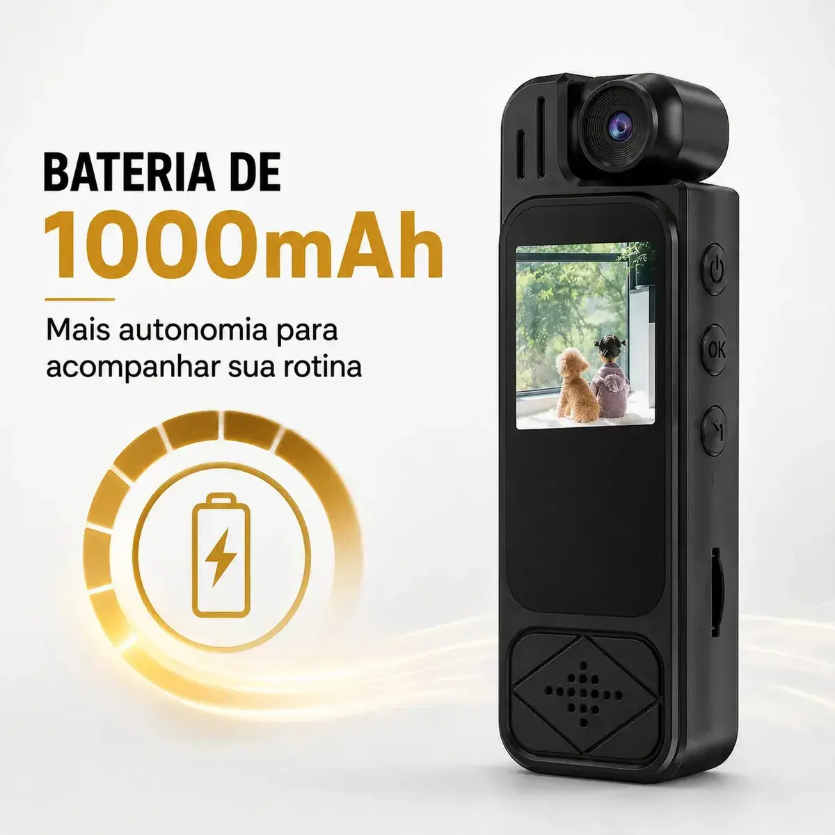 Câmera de Ação SPOETRY 4K Wi-Fi Com Lente Giratória e Visão Noturna thumbnail 6