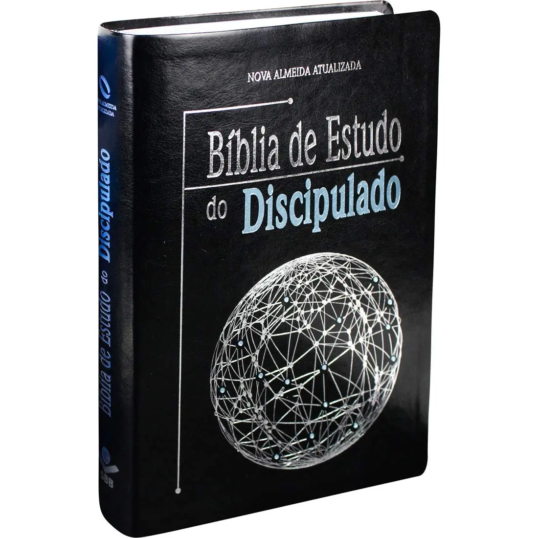 Bíblia Sagrada NAA de Estudo do Discipulado, Letra Regular, com mapa, Capa Couro Sintético Preta: Nova Almeida Atualizada (NAA) - 1