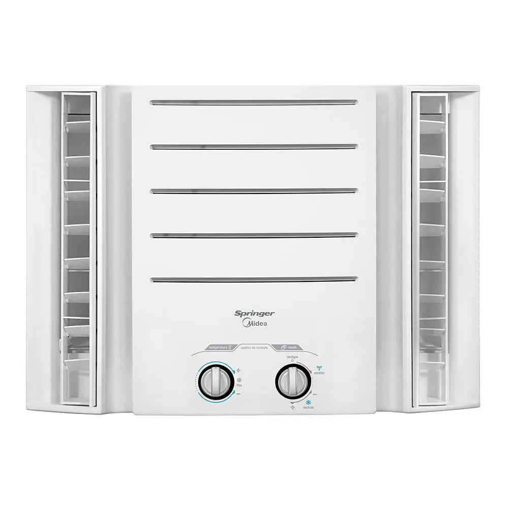 Ar Condicionado Janela Springer Midea 7500 BTU/h Quente e Frio Mecânico QQK075BB - 220 Volts