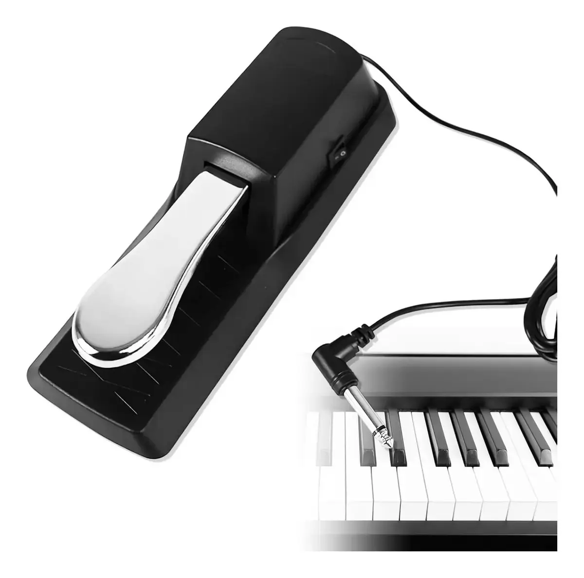 Pedal Sustain Teclado Universal Para Casio Yamaha Roland Smart Piano Marca Dc Music thumbnail 6