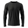 【Tam.: P M G GG XG】Camisa Térmica Proteção Solar Uv + Frio E Calor Manga Longa - 1