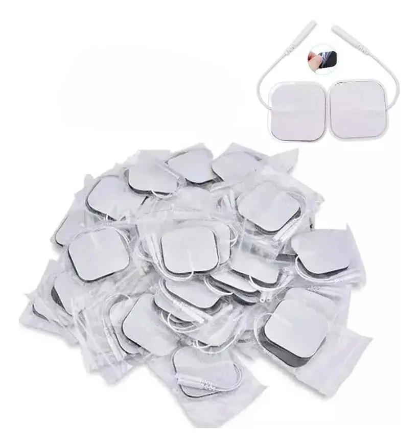Eletrodo Adesivo 5x5cm 10 Unidades Fisioterapia Tens/fes