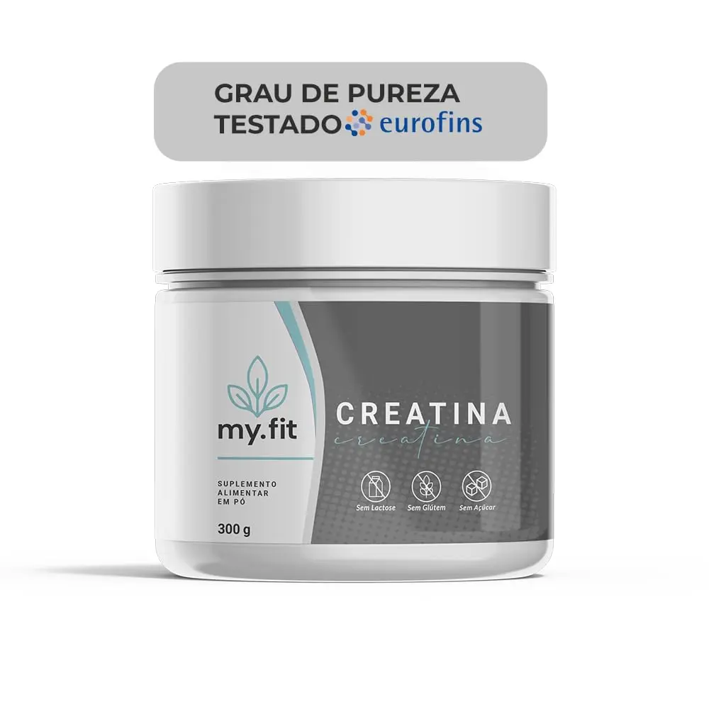Creatina 100% Pura - Monohidratada, Laudo de Pureza Disponível - 300g - Livre de Metais Pesados - 1
