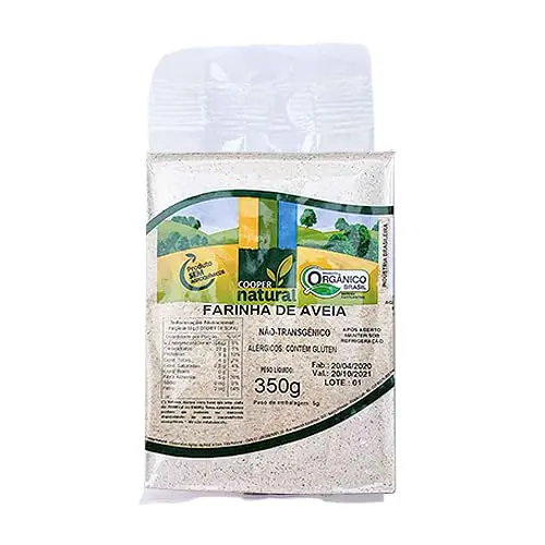 Farinha de Aveia Orgânico Coopernatural 350g - 1