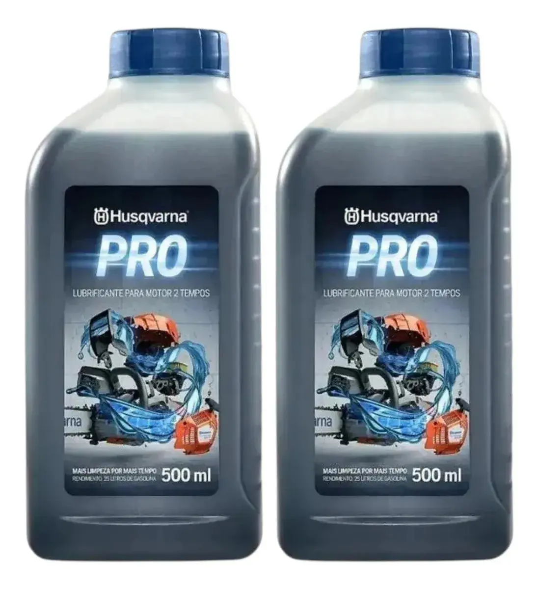 Kit c/2 Óleos Husqvarna 2T Pro Premium 500ml