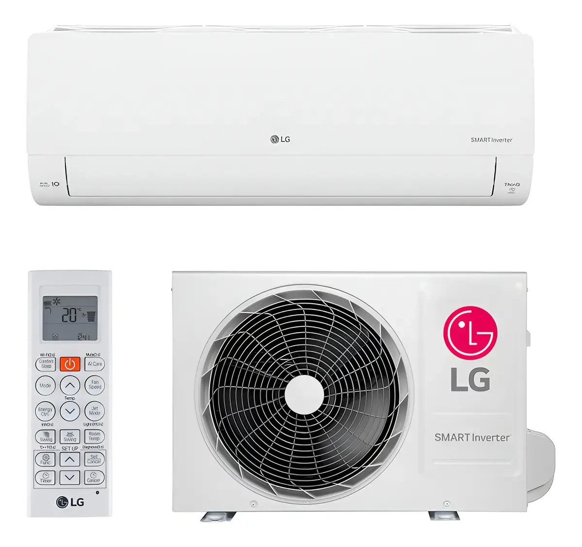 Ar Condicionado Split LG AI Voice Inverter 9.000 BTUs Frio com Wi-Fi - 1