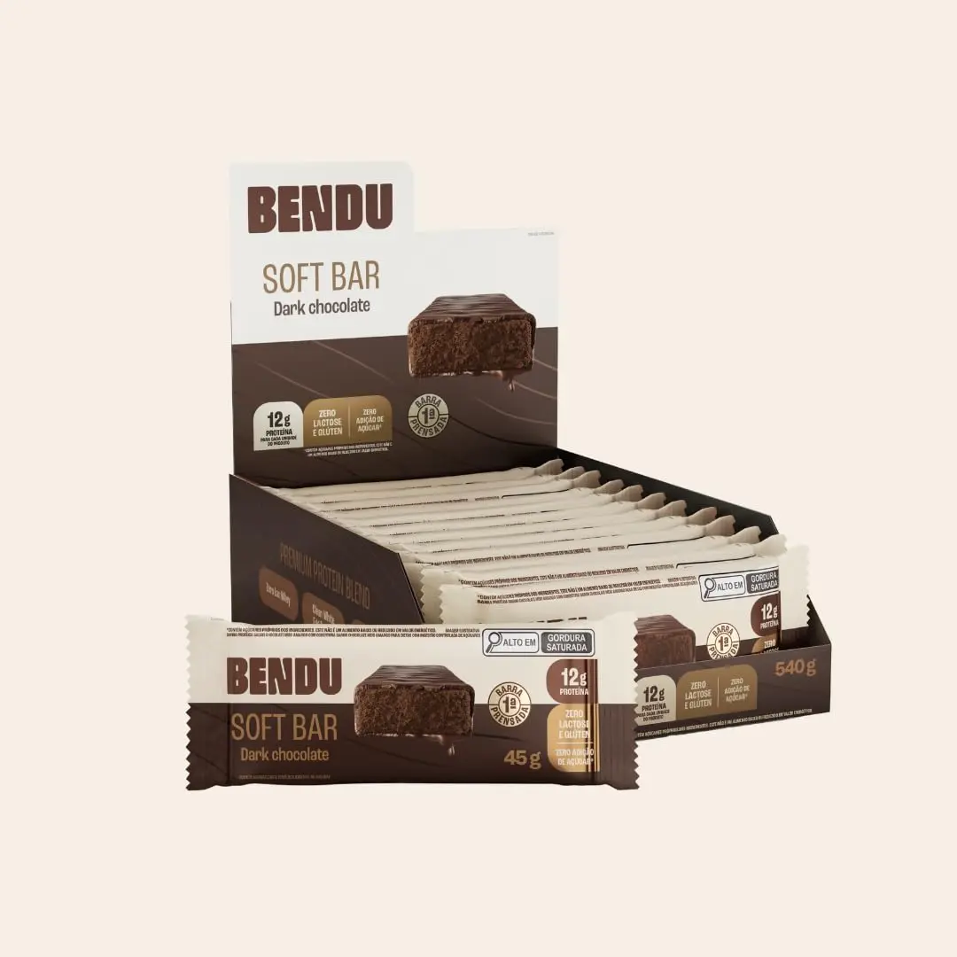 Soft Bar Dark Chocolate - 12g de proteína