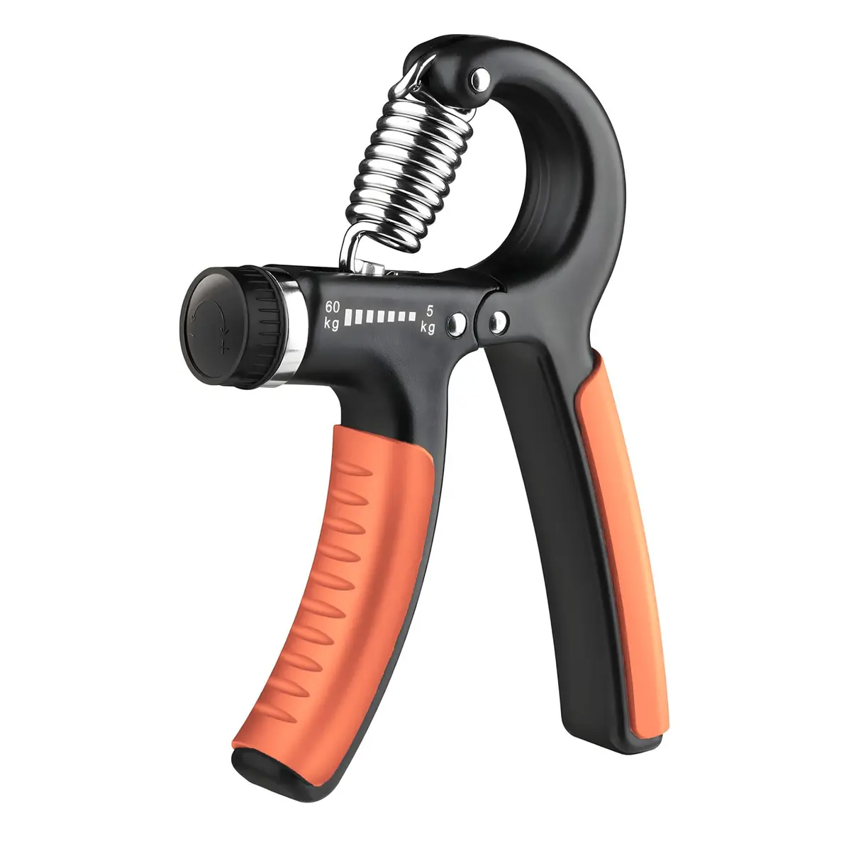 JustGoFit Exercitador de Mãos Ajustável 5–60kg com Pegada Ergonômica – Fortalecedor de Punho, Dedos e Antebraço para Fisioterapia e Musculação