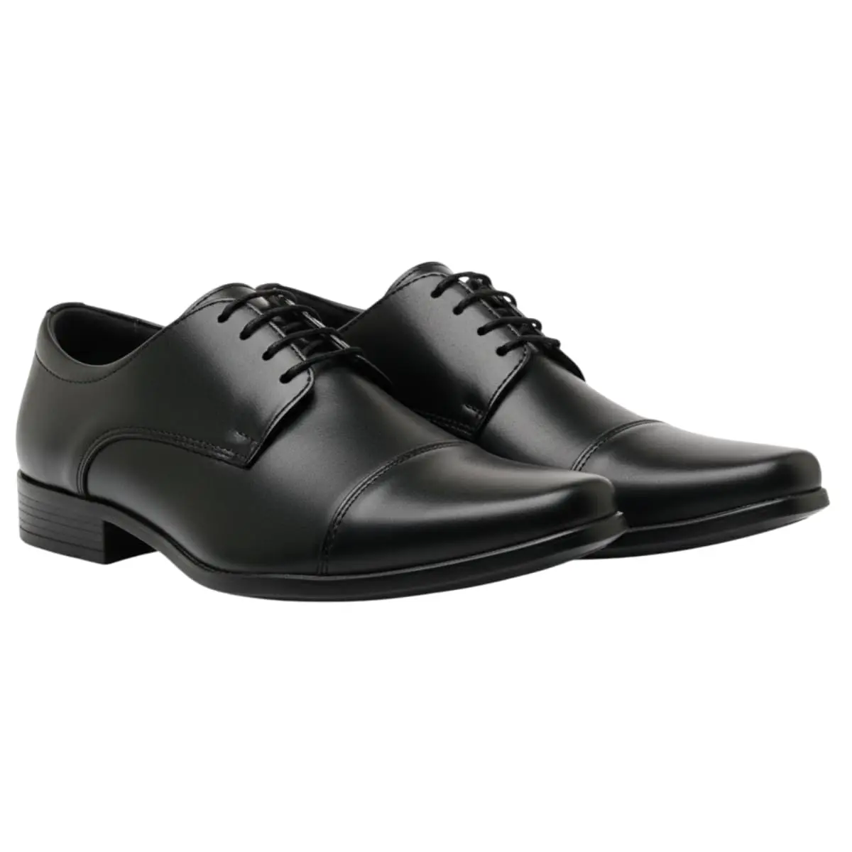 Sapato Social Masculino Bico Fino Clássico Elegante com Cadarço