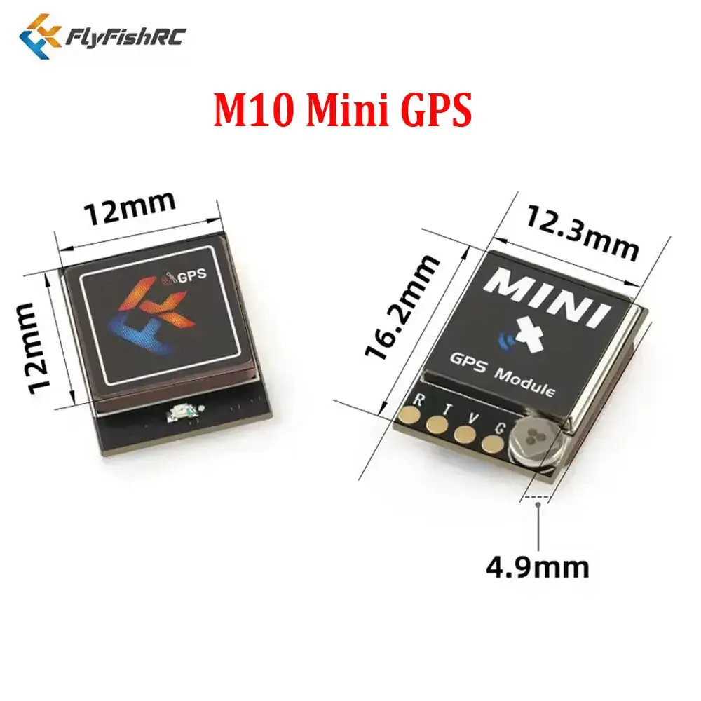 FlyFishRC M10 Mini Módulo GPS Antena Cerâmica Integrada Para FPV Freestyle Peças de Zangão de Longo Alcance - 1