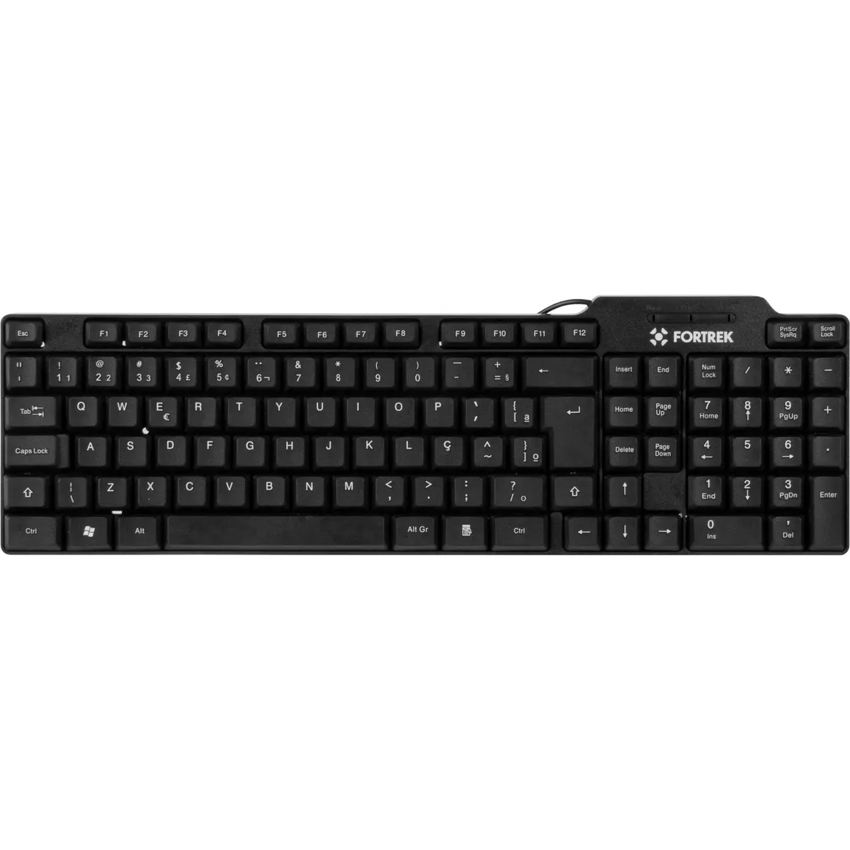 Teclado SKL-106 Standard USB Preto FK 325K Fortrek