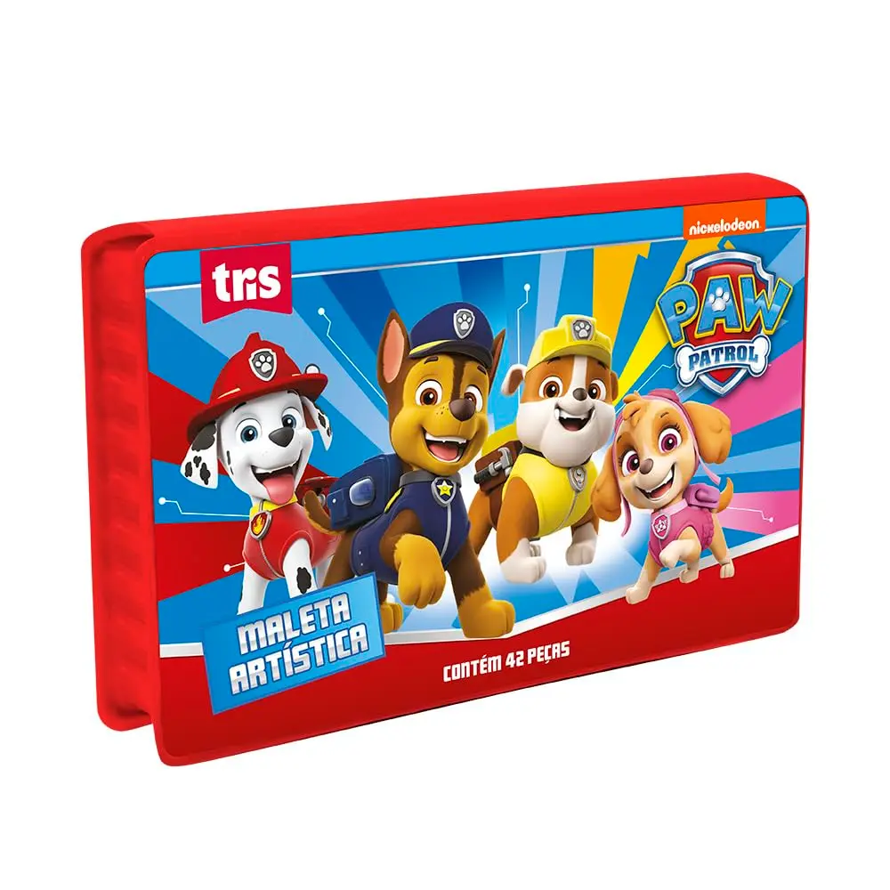 Maleta Artistica Patrulha Canina 42 Pecas