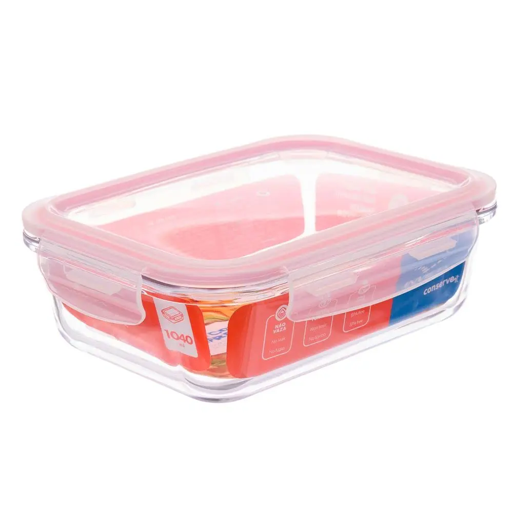 Pote de Vidro Tampa Hermética 1,04 L, Invicta
