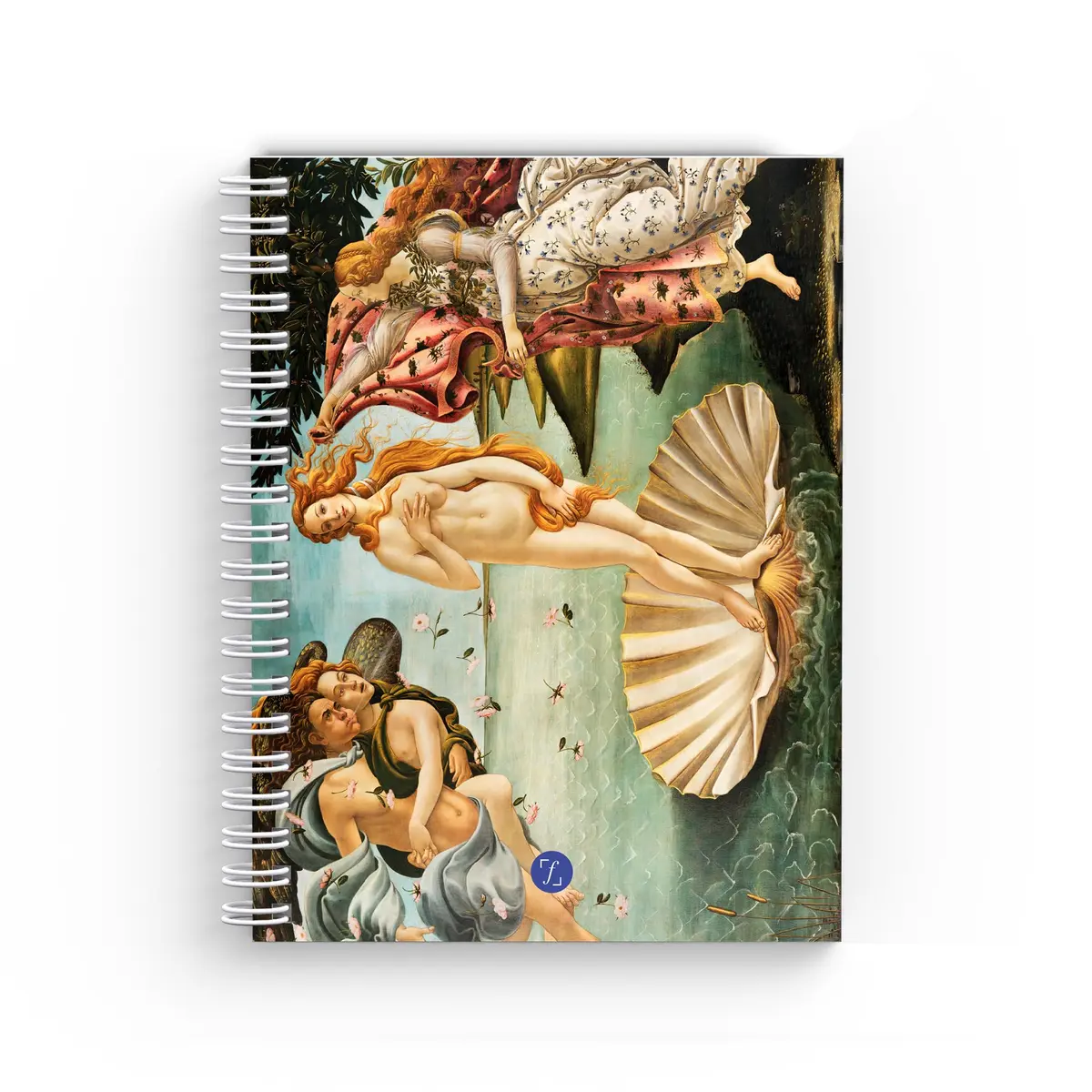 Caderno Pautado Capa Dura A5-80 folhas - O Nascimento de Vênus de Botticelli