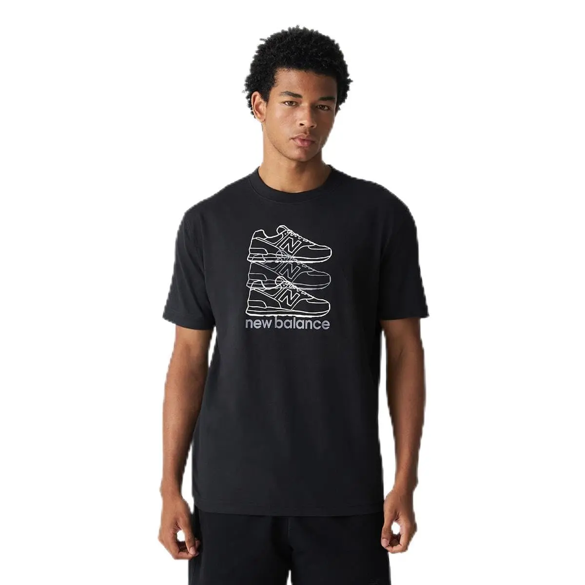 Camiseta Masculina New Balance Layered 574