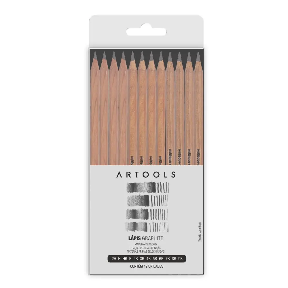 Lápis Graduado Graphite - 12 Traços –Artools
