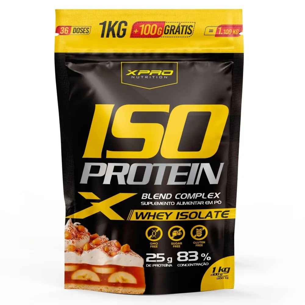 Whey Protein Iso Protein Blend Complex - XPRO Nutrition (1,1Kg, Banana) - 1
