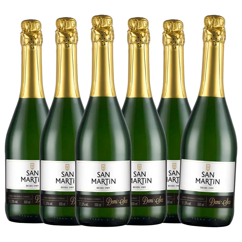 VINHO ESPUMANTE CHARMAT DEMI SEC 1X660ML SAN MARTIN