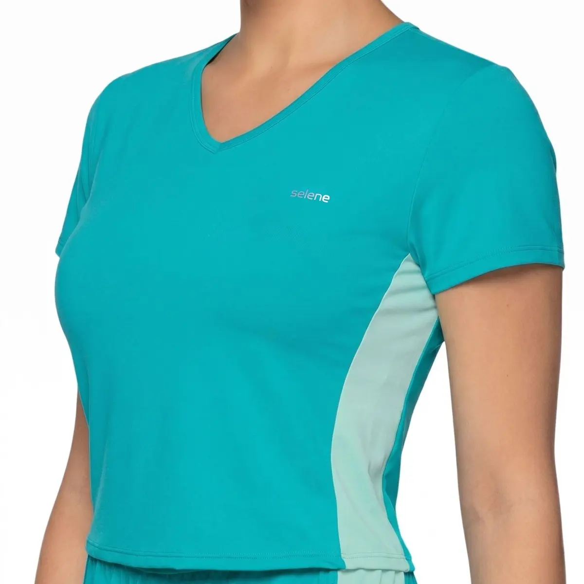 Camiseta Dry Fit Feminina Proteção UV 50+ Academia Esportiva Selene