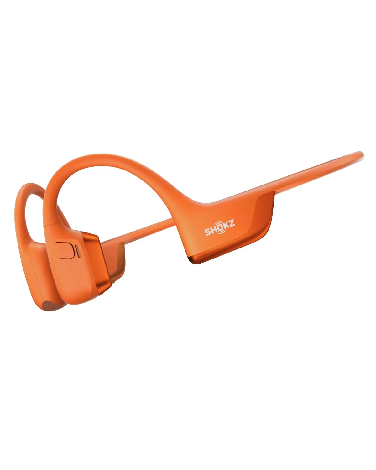 Shokz OpenRun Pro 2 Fone Esportivo de Condução Óssea para Corrida, Laranja | Bluetooth 5.3 | IP55 Resistente à água | Bateria 12h para Corrida Ciclismo | Carga Rápida USB-C | Mic com Cancelamento Ruído