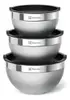 Conjunto Bowls De Inox Electrolux Com Tampa Plástica 3 - 1