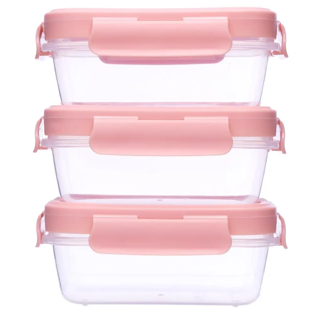 Potinhos Buba, Rosa, Kit com 3 Unidades