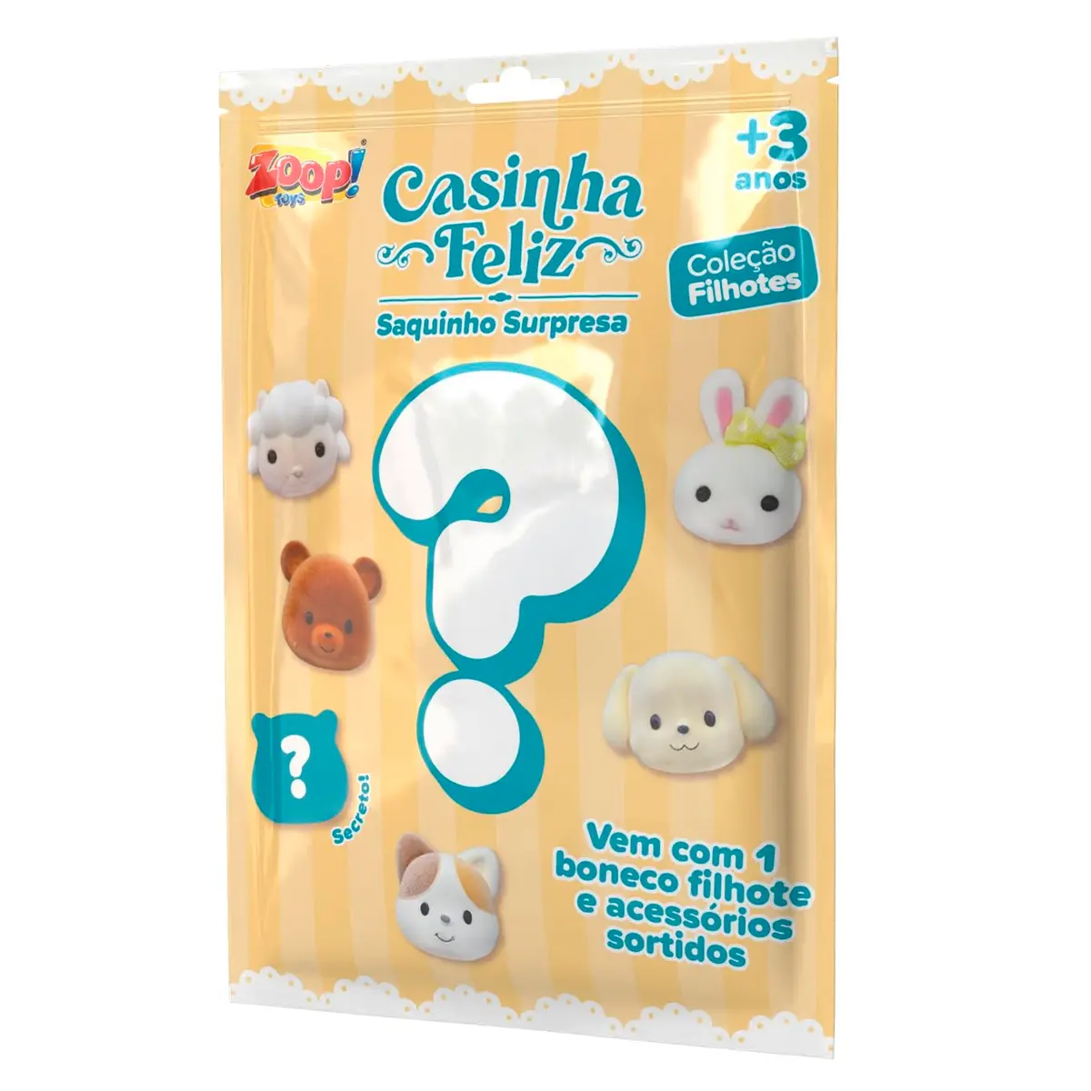 Zoop Toys Casinha Feliz Saquinho Surpresa Coleção Filhotes - 1