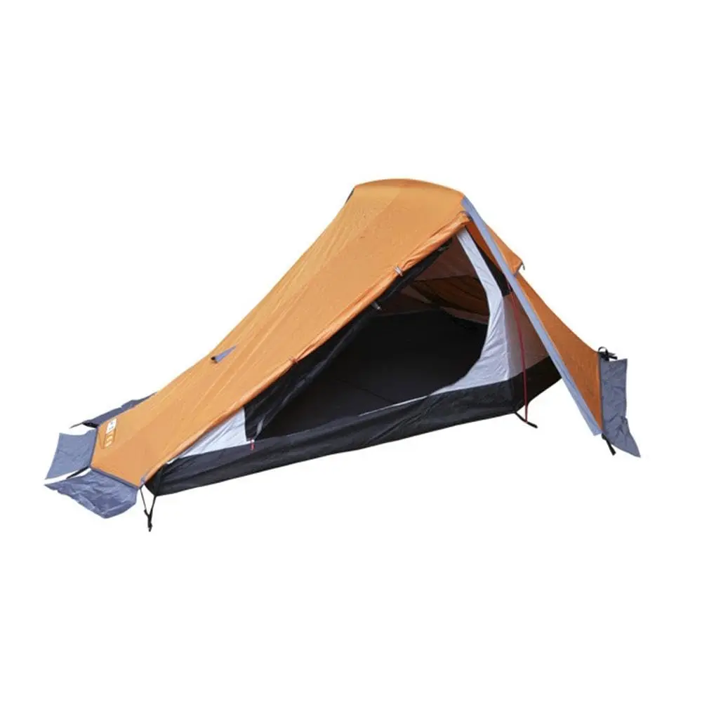 Azteq, Barraca Técnica Nepal para 2 pessoas, com coluna d'água de 6000mm, porta em ambos os lados, superleve, Laranja