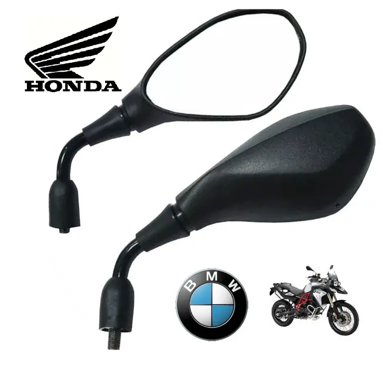 Retrovisor Espelho Moto Bmw F800 Gs Rosca Honda Fixo Haste Curta Cb300 Titan Fan Cg Xre Cb Twister