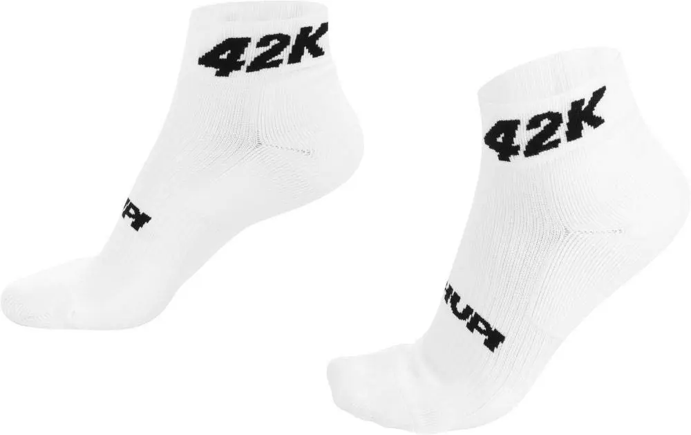 Meia Curta para Corrida Hupi - Running Pro 5k Laranja Neon