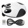 [Imposto Incluso] Mouse Óptico Sem Fio Panda - Recarregável  - 1