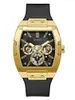 Relógio Masculino GUESS 43mm Preto e Dourado - 1