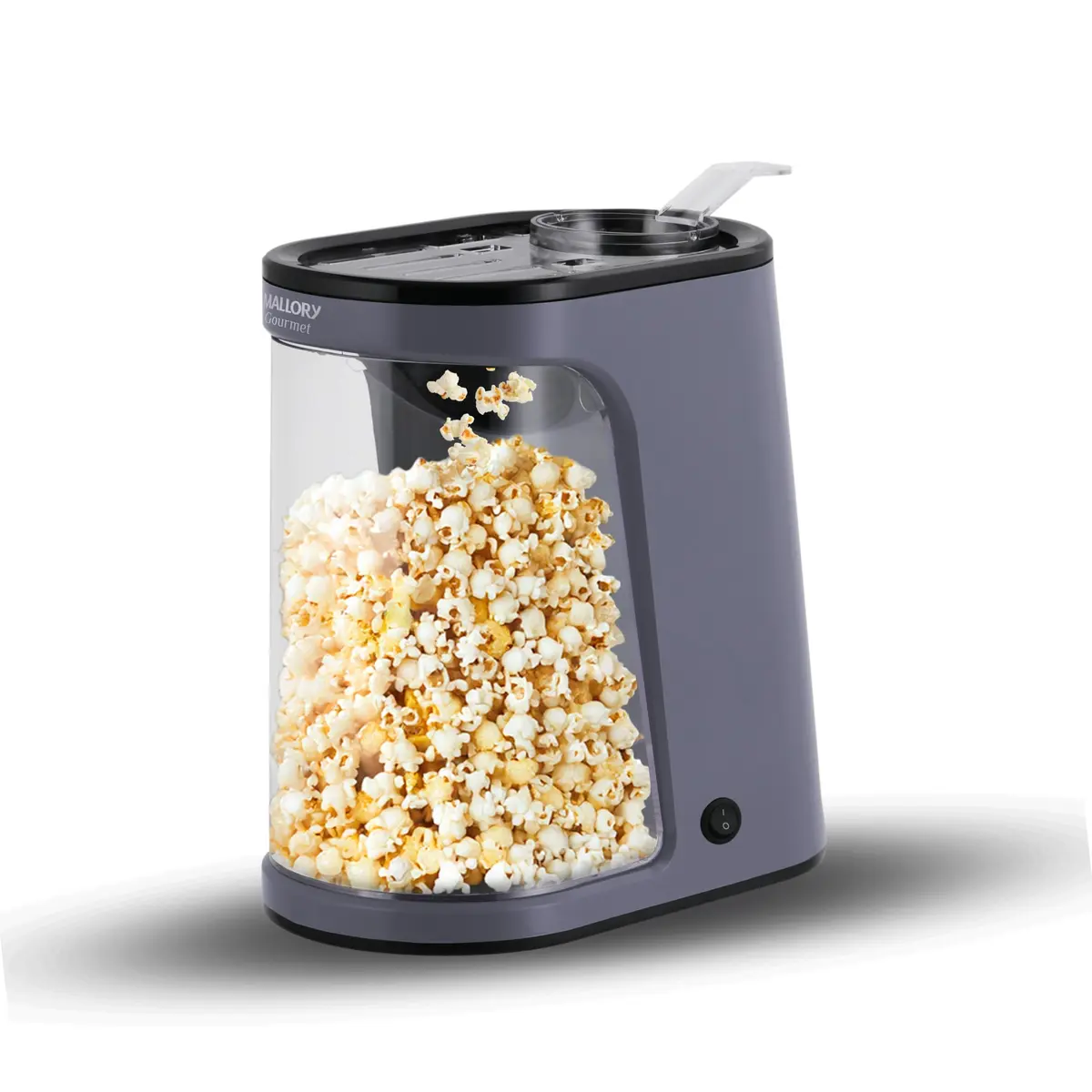 Pipoqueira Elétrica Mallory Gourmet – 1200W, Pipoca Sem Óleo, Reservatório Transparente, Botão Liga/Desliga e Pés Antiderrapantes – 220V - 1