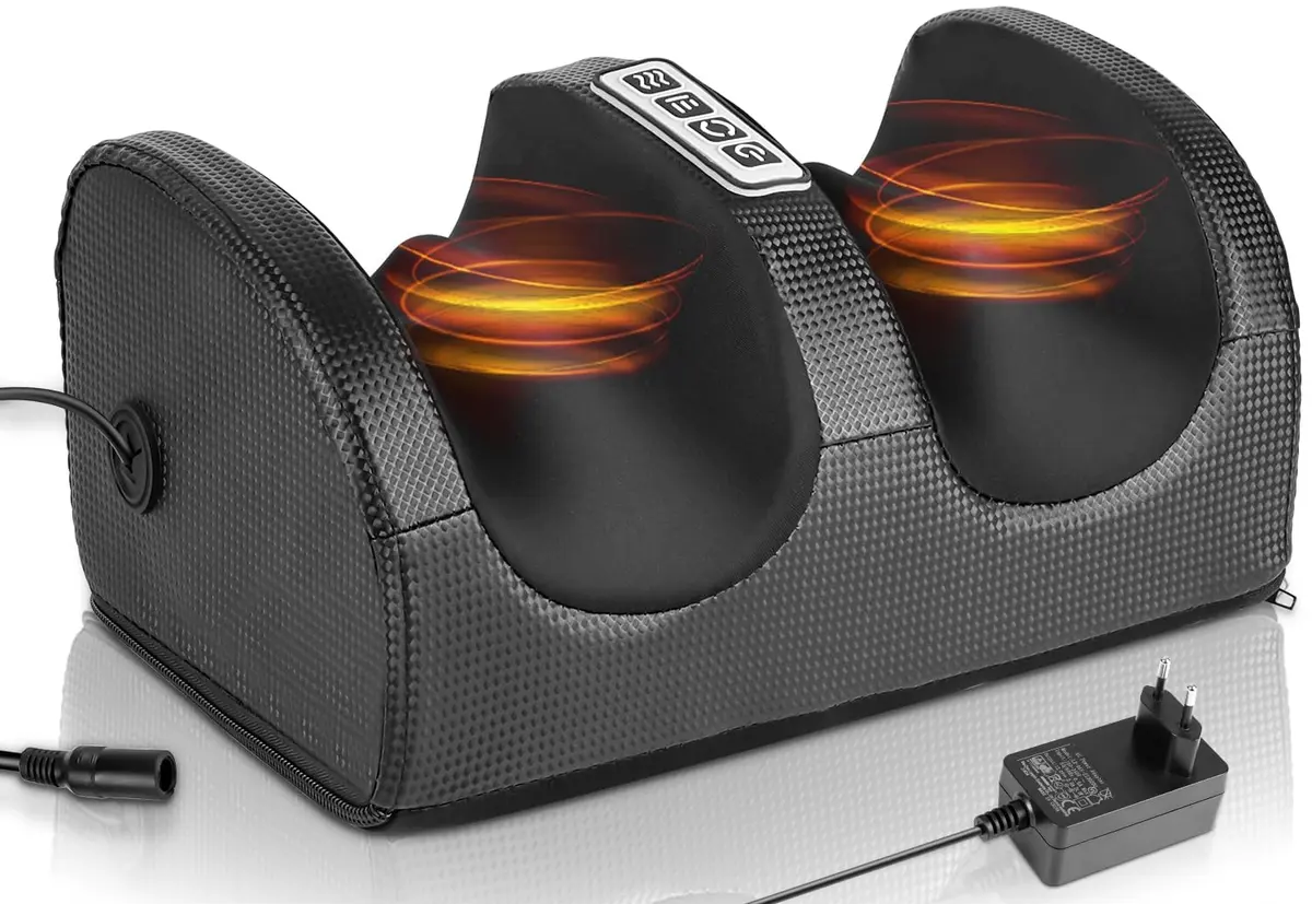 Massageador de Pé, 110V Massagem de Rotação Positiva e Negativa, Massageador de Pes, Shiatsu, para Pés, Pernas e Braços