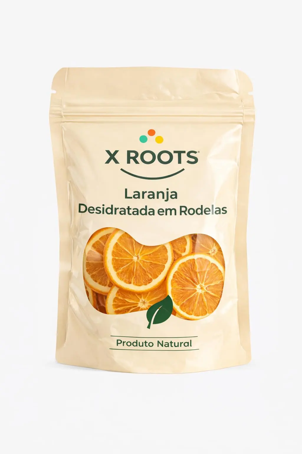 Laranja Desidratada em Rodelas X Roots 100g – Fruta Seca Natural, Aromática e Versátil | Ideal para Drinks, Chás e Decoração