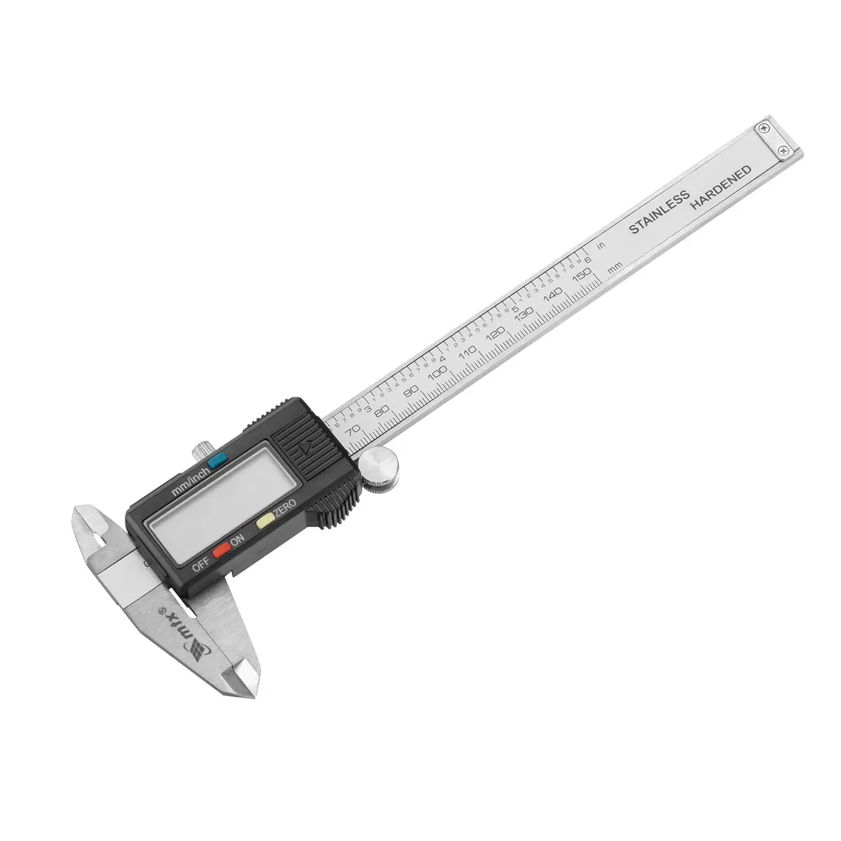 MTX Paquímetro Digital 150Mm 6 Pol Em Aço Inoxidável Alta Precisão Com Display LCD Para Medições Internas E Externas Estojo Plástico De Proteção Ideal Para Uso Profissional Em Oficinas E Manutenção - 1