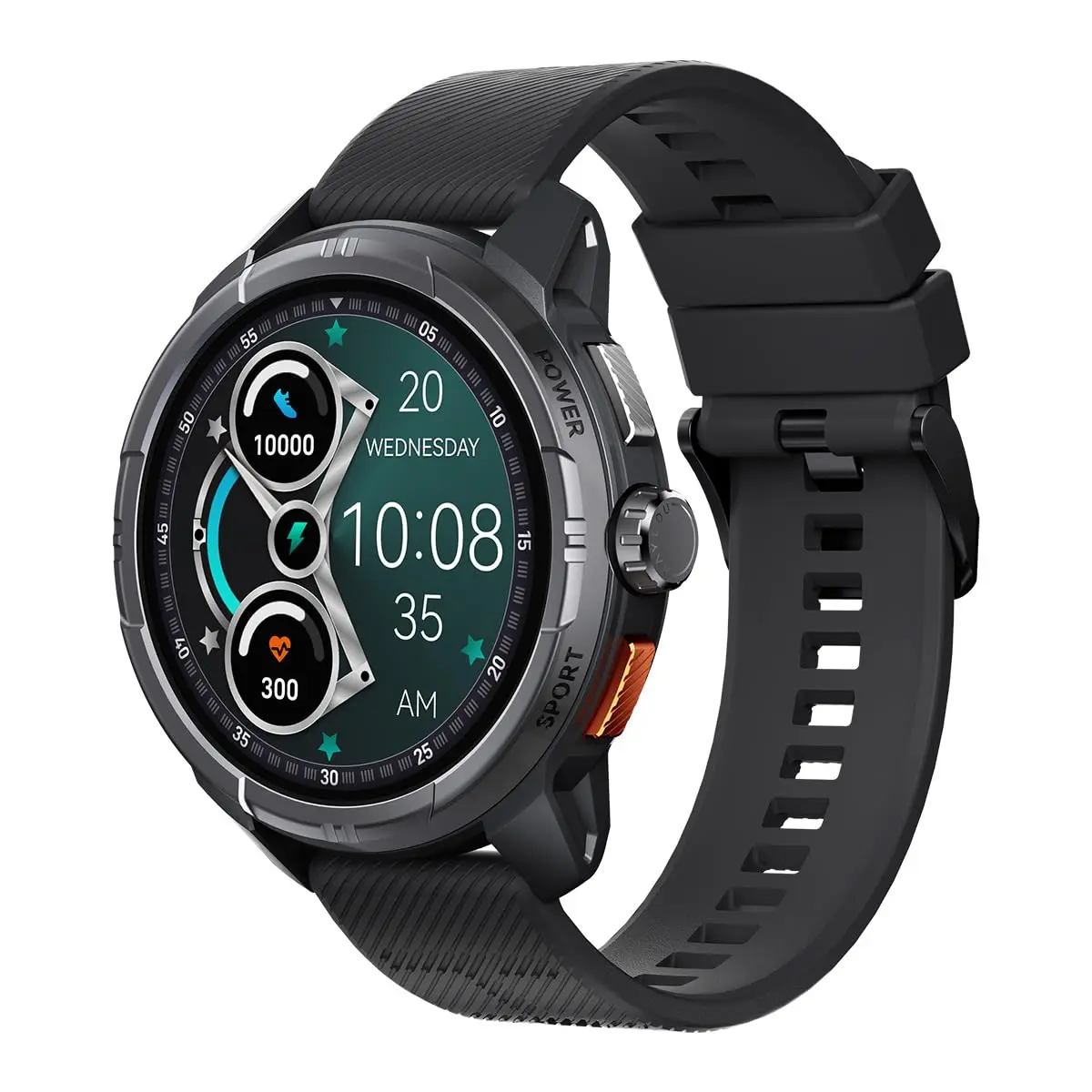 HAYLOU Solar Ultra Smartwatch para Mulheres e Homens, Preto | 1,6" Relogio Smartwatch com Localização por GPS, 170+ Modos Esportivos, à Prova D'água 5ATM, Faz Chamadas Bluetooth - 1